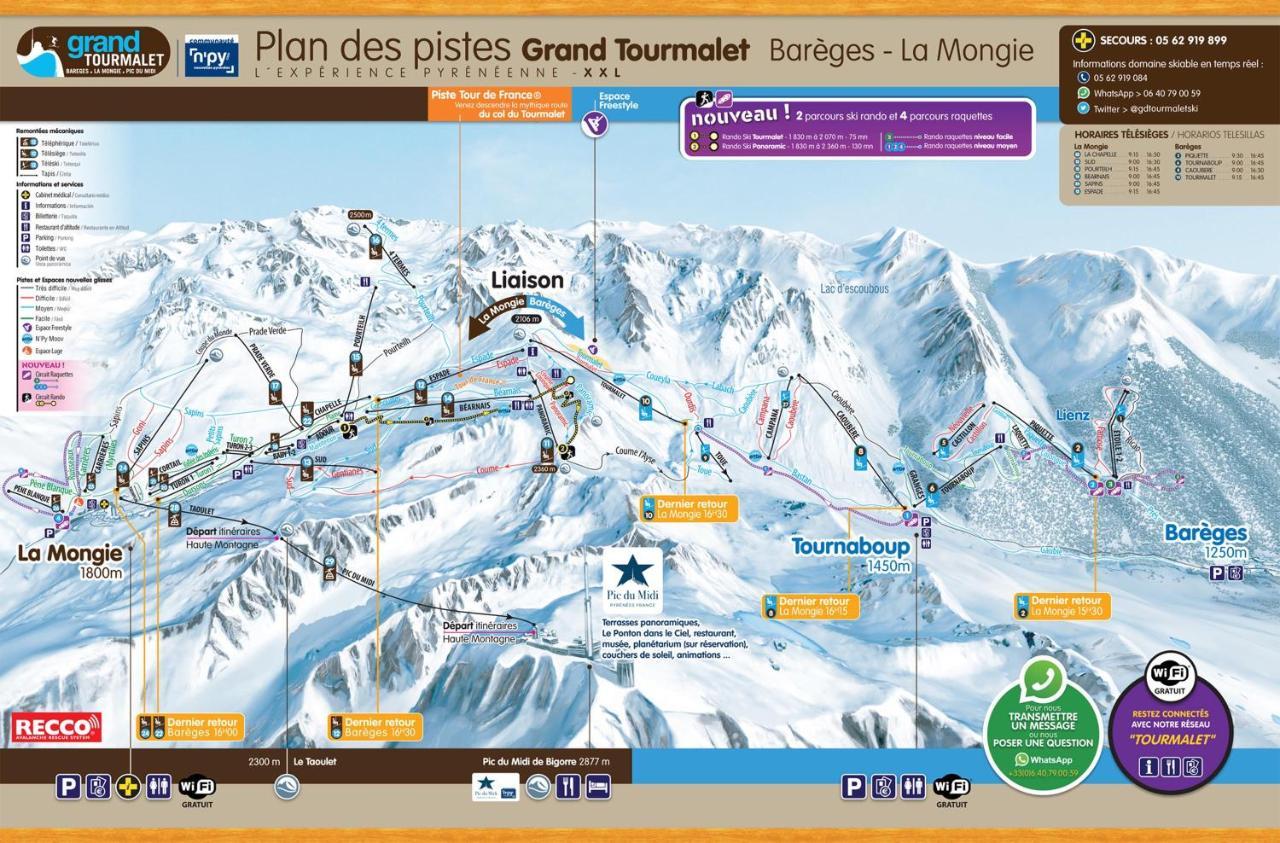 Duplex 8 Couchages, Au Pied Des Pistes De La Mongie Διαμέρισμα Εξωτερικό φωτογραφία